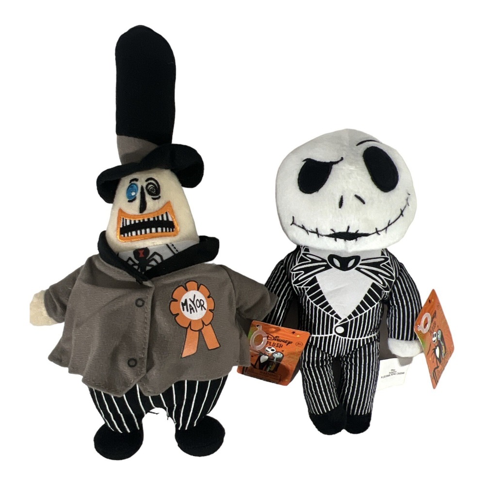 The Nightmare Before Christmas Jack &‎ Mayor Walgreens Exclusive Disney Plush 9"